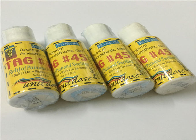 টপিকাল TAG45 ট্যাটু অ্যানাস্থেটিক ক্রিম, স্থায়ী মেকআপ ট্যাটু জেল 9.7 এক্স 2.5 সেমি 0