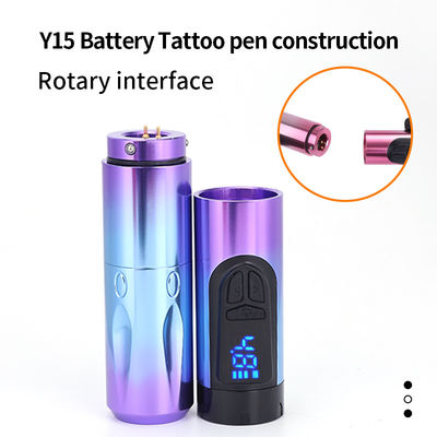 14500mAh রিজার্ভ ব্যাটারি পাওয়ার এলসিডি ডিসপ্লে এবং প্রতিস্থাপনযোগ্য ব্যাটারি সহ ওয়্যারলেস ট্যাটু মেশিন বিমান অ্যালুমিনিয়াম ডিজাইন সরবরাহকারী