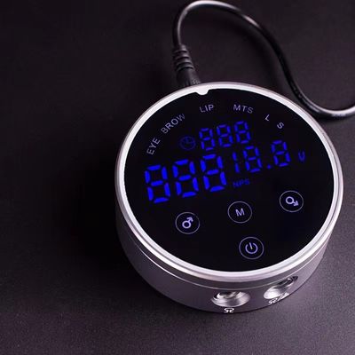 80*28mm গ্রে AV1.5V-12V H8 স্মার্ট পাওয়ার সাপ্লাই ডুয়াল এলসিডি টাচ স্ক্রিন ট্যাটু মেশিন রঙিন ভোল্টেজ ইন্টেলিজেন্ট ডিজিটাল সরবরাহকারী