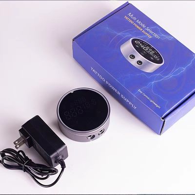 80*28mm গ্রে AV1.5V-12V H8 স্মার্ট পাওয়ার সাপ্লাই ডুয়াল এলসিডি টাচ স্ক্রিন ট্যাটু মেশিন রঙিন ভোল্টেজ ইন্টেলিজেন্ট ডিজিটাল সরবরাহকারী