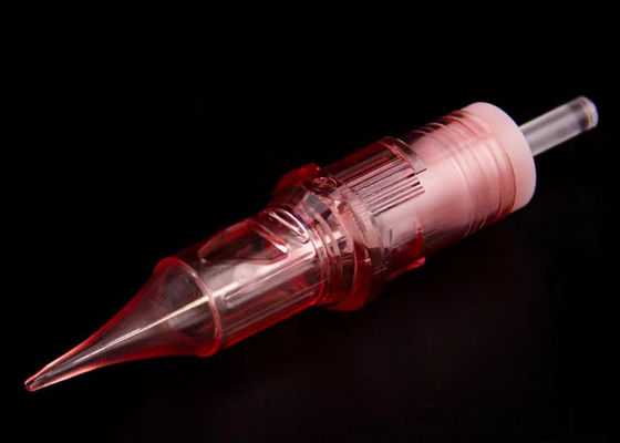 Medical Standard Stainless Steel Permanent Makeup Needles in Pink Color সরবরাহকারী