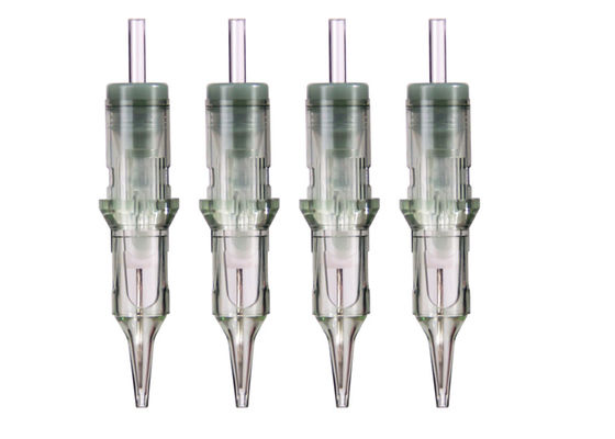 Stainless Steel Semi Permanent Makeup Needles in Green Color সরবরাহকারী