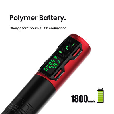 Digital Rotary Battery Coreless Tattoo Gun Tattoo Pen 1800 Mah Wireless Tattoo Machine সরবরাহকারী