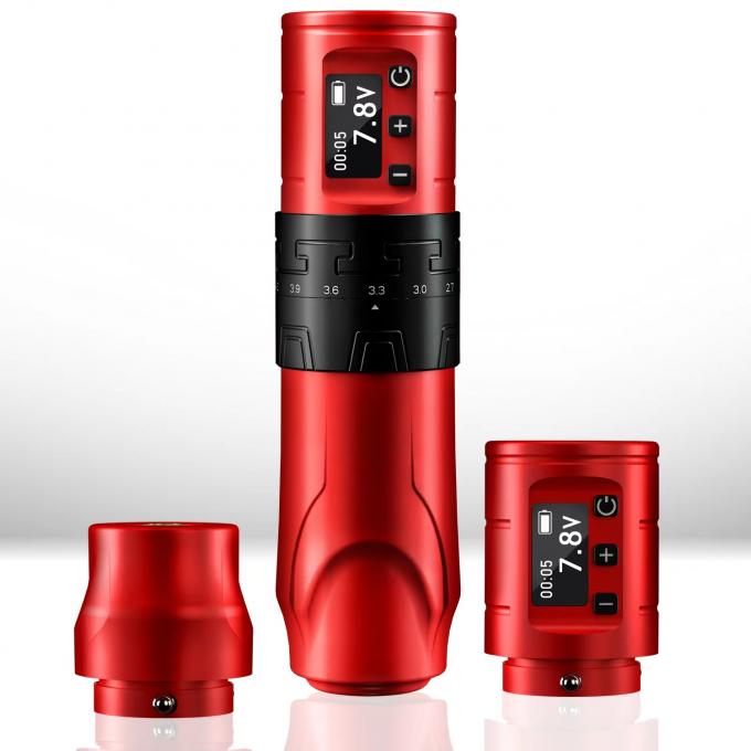 1500mAh ওয়্যারলেস ট্যাটু বন্দুক INKONE SABER কোরলেস ট্যাটু মেশিন পেন শক্তিশালী মোটর লং স্ট্রোক 4.2mm বিমান অ্যালুমিনিয়াম 6