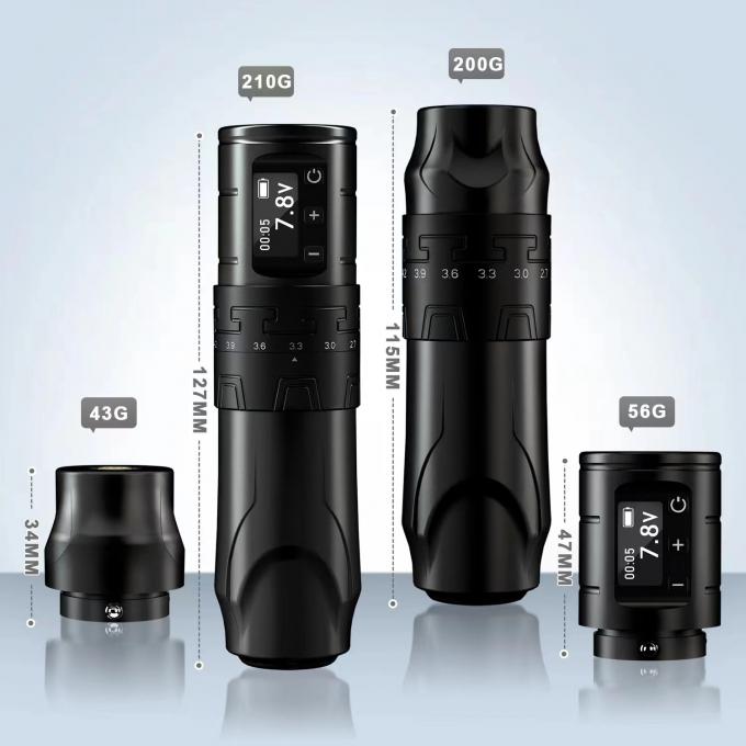 1500mAh ওয়্যারলেস ট্যাটু বন্দুক INKONE SABER কোরলেস ট্যাটু মেশিন পেন শক্তিশালী মোটর লং স্ট্রোক 4.2mm বিমান অ্যালুমিনিয়াম 10