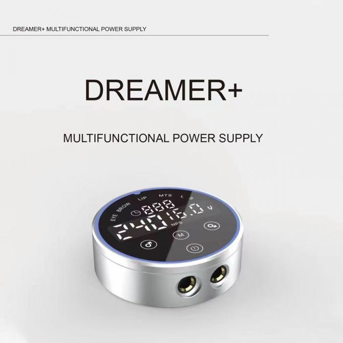 80*28mm গ্রে AV1.5V-12V H8 স্মার্ট পাওয়ার সাপ্লাই ডুয়াল এলসিডি টাচ স্ক্রিন ট্যাটু মেশিন রঙিন ভোল্টেজ ইন্টেলিজেন্ট ডিজিটাল 1