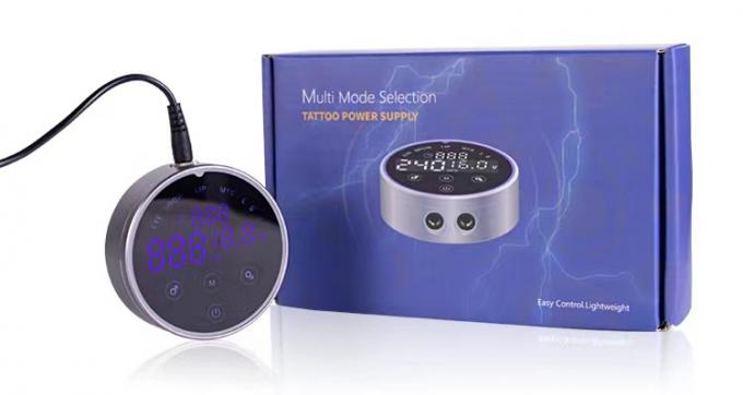 80*28mm গ্রে AV1.5V-12V H8 স্মার্ট পাওয়ার সাপ্লাই ডুয়াল এলসিডি টাচ স্ক্রিন ট্যাটু মেশিন রঙিন ভোল্টেজ ইন্টেলিজেন্ট ডিজিটাল 5