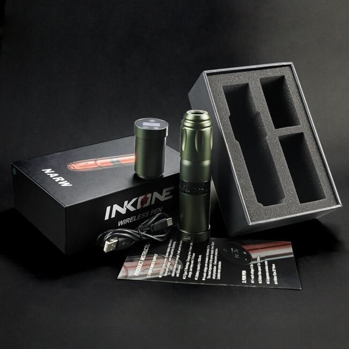INKONE NARW ব্র্যান্ডের ডিজিটাল এলসিডি টাচ স্ক্রিন ডিসপ্লে 1800mAh ব্যাটারি ট্যাটু পেন মাইক্রোপিগমেন্টেশন মেশিন ওয়্যারলেস ট্যাটু মেশিন 18