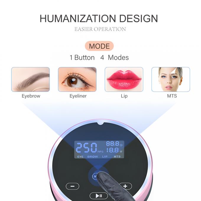 পেশাদার স্থায়ী মেকআপ মেশিন সেট Ombre Microblading Skin Beauty Machine Tattoo Eyebrow স্থায়ী মেকআপ মেশিন 8