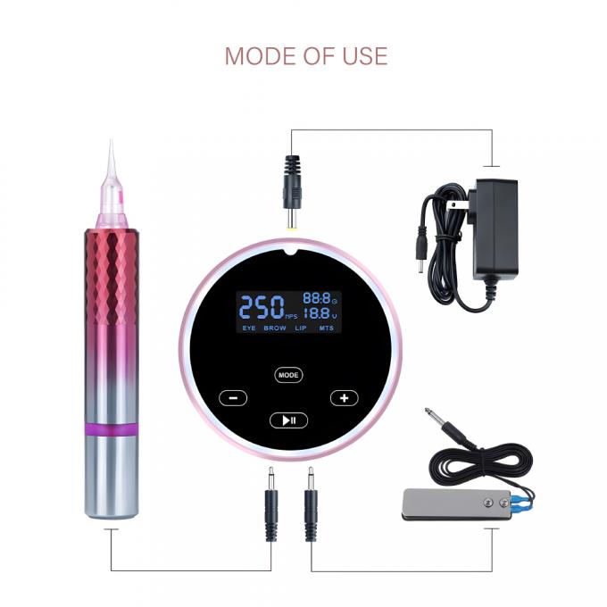 পেশাদার স্থায়ী মেকআপ মেশিন সেট Ombre Microblading Skin Beauty Machine Tattoo Eyebrow স্থায়ী মেকআপ মেশিন 16